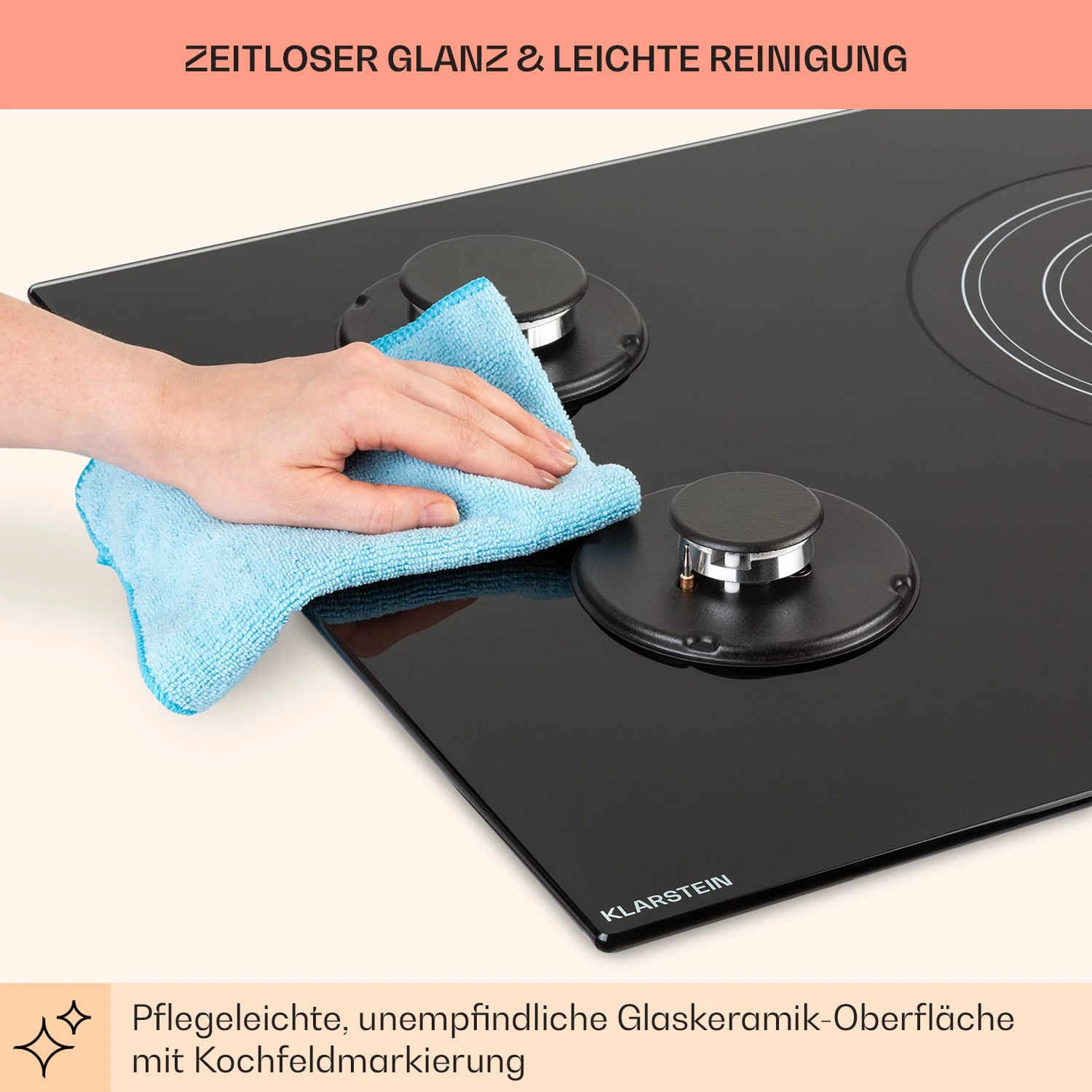 MultiChef 5 Kombi-Gaskochfeld Gas/Glaskeramik 5 Zonen – Bild 8