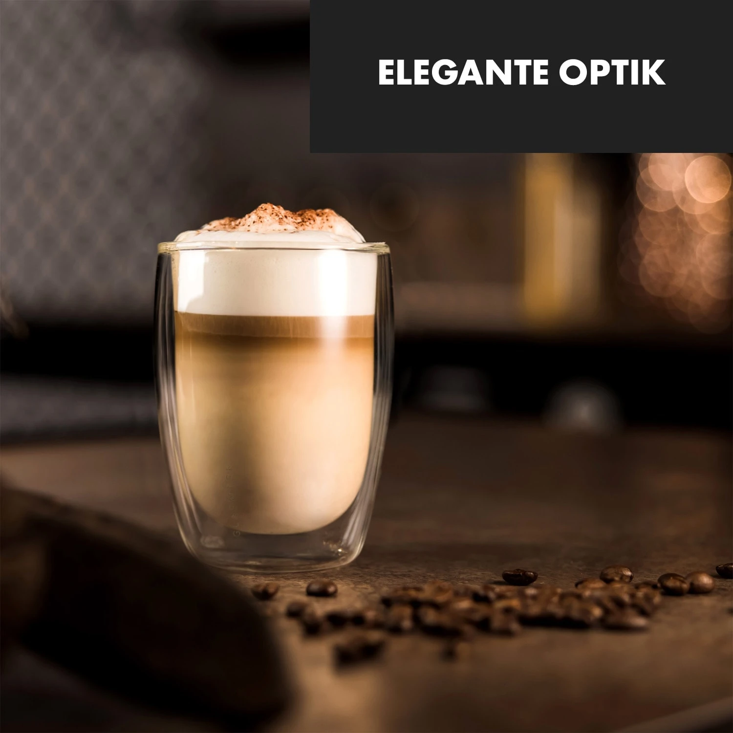 Jesolo Doppelwandige Thermogläser 350 Ml Handgemacht Borosilikatglas – Bild 2