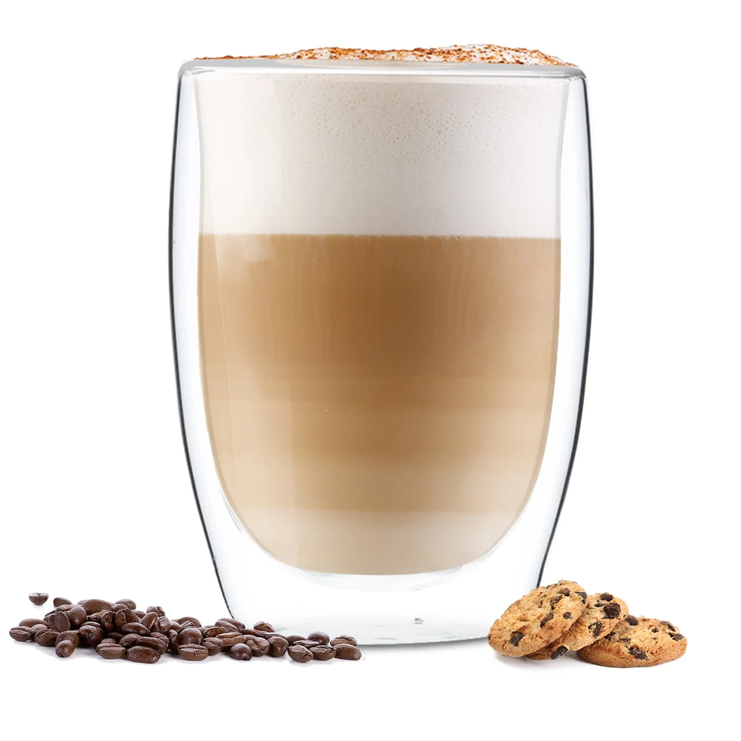 Jesolo Doppelwandige Thermogläser 350 Ml Handgemacht Borosilikatglas – Bild 4