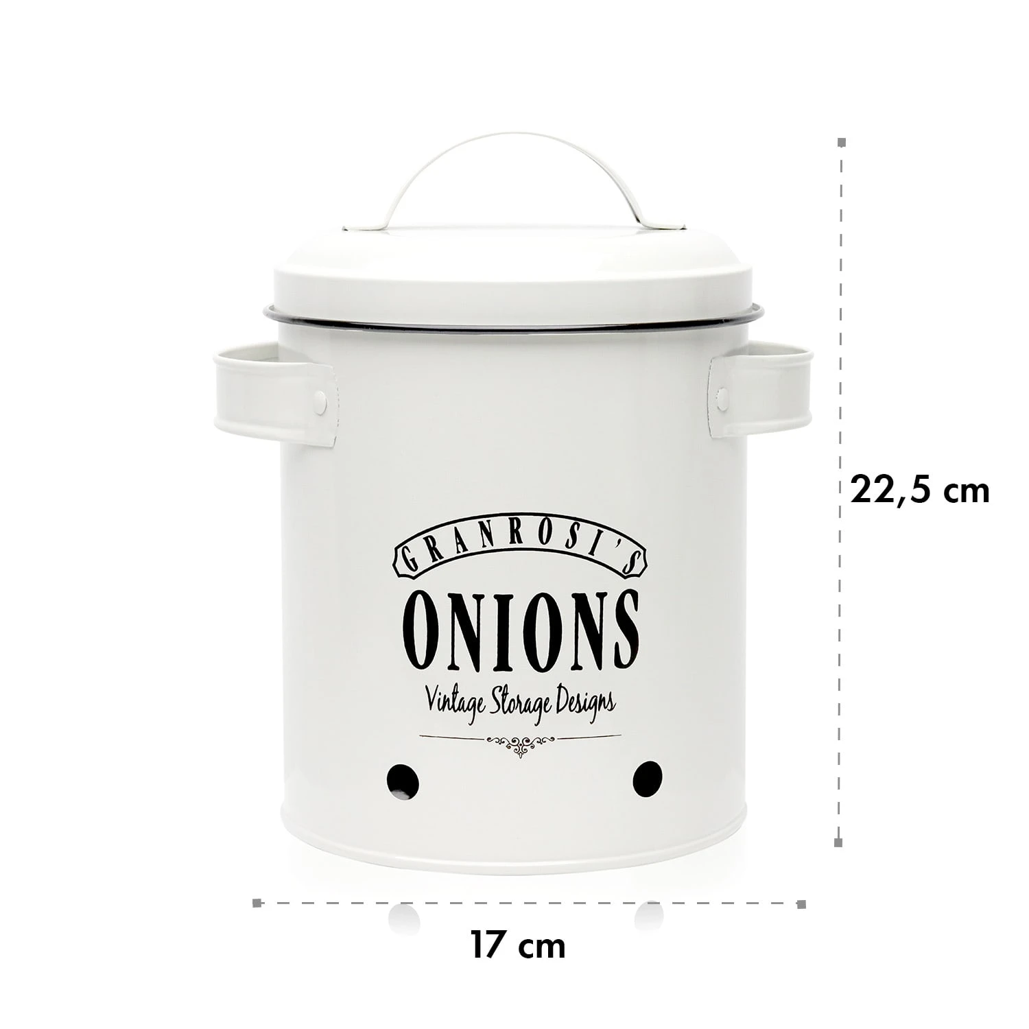 Iowa Zwiebeltopf Emaille-Stahlblech Ca. 17 X 22,5 X 14 Rostfrei – Bild 6