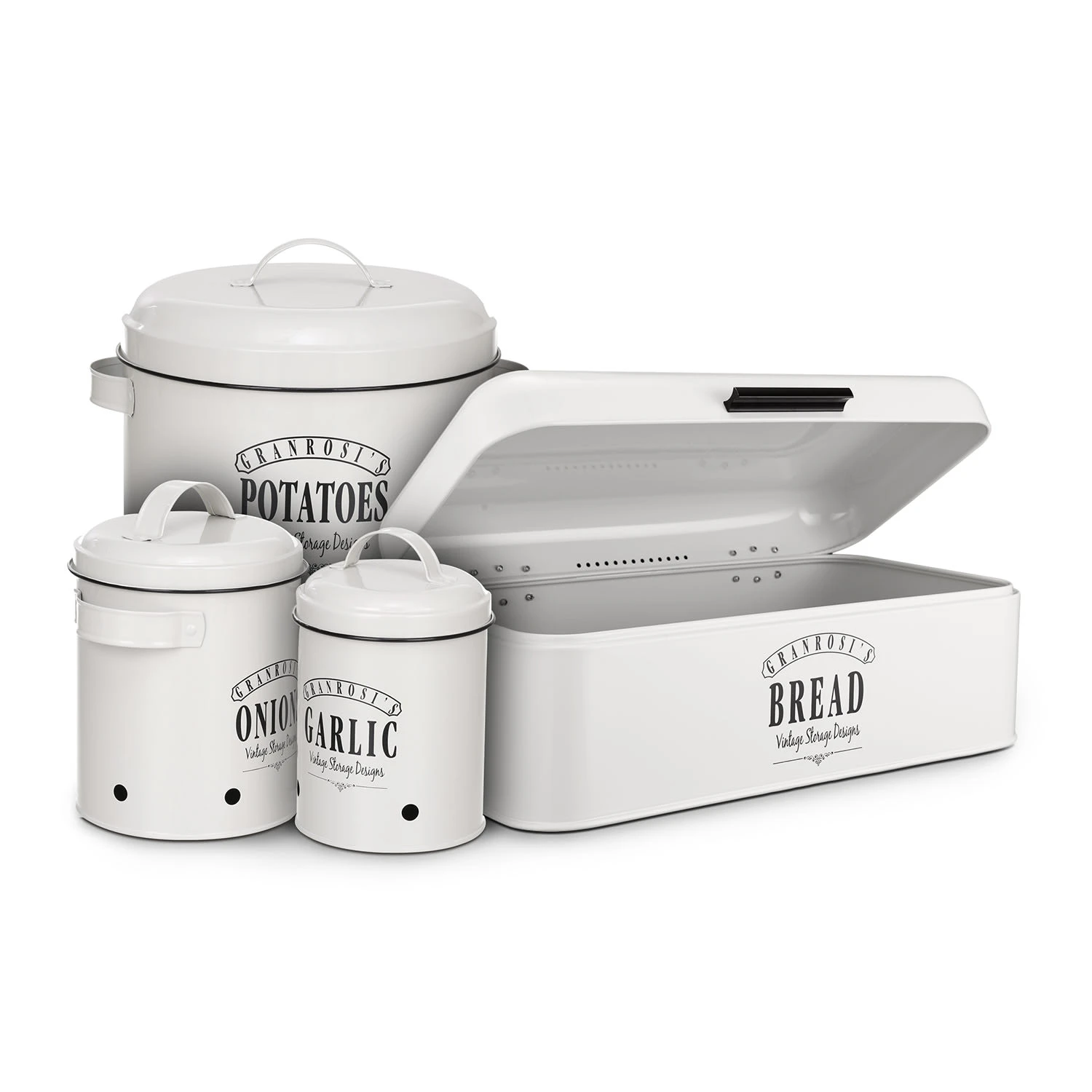 Idaho Kartoffeltopf Emaille-Stahlblech Ca. 27 X 21 X 23,5 Cm Rostfrei – Bild 5