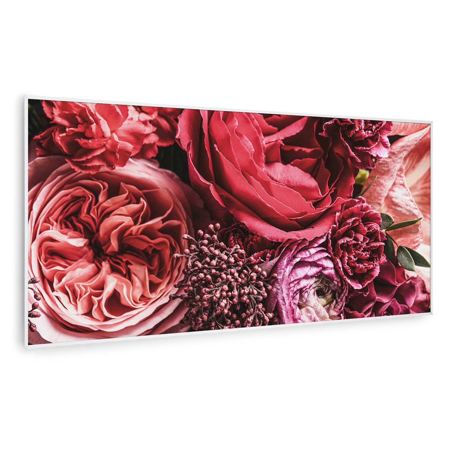 Wonderwall Air Art Smart Infrarotheizung Blume 120x60cm 700W