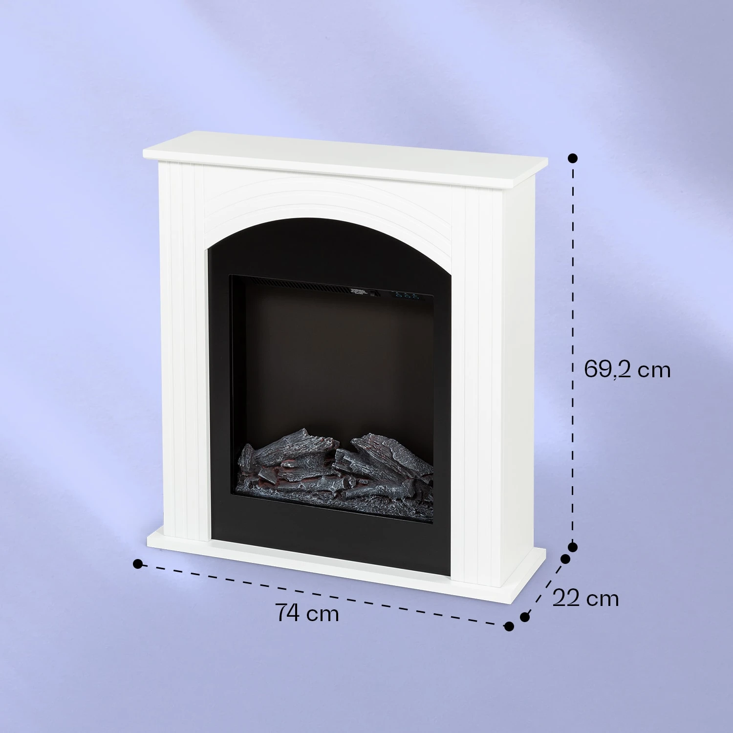 Elbrus Elektrokamin 2000 W LED-Technik Fernbedienung – Bild 6