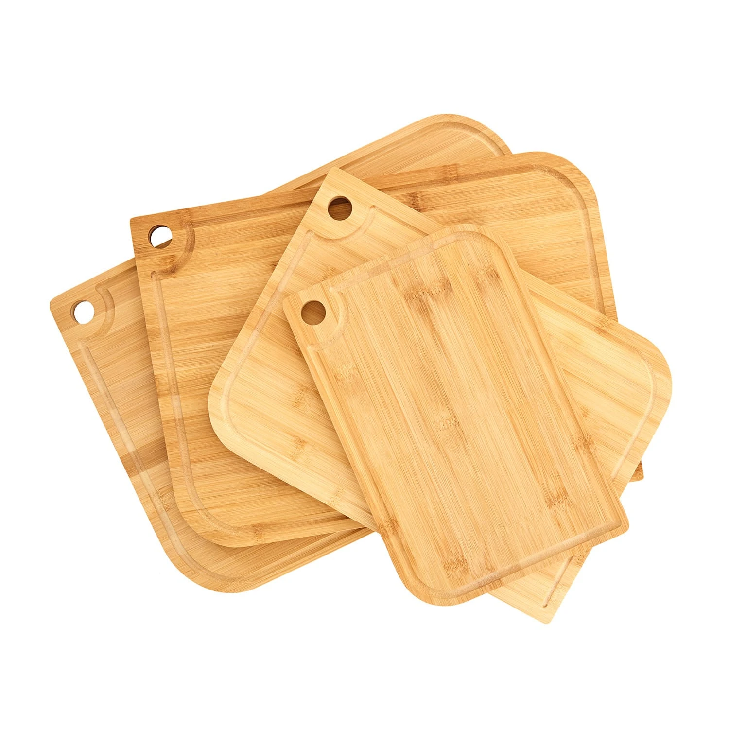 Batvik Bambus-Schneidebrett 33 X 1,5 X 23 Cm (BxHxT) Saftrille – Bild 6