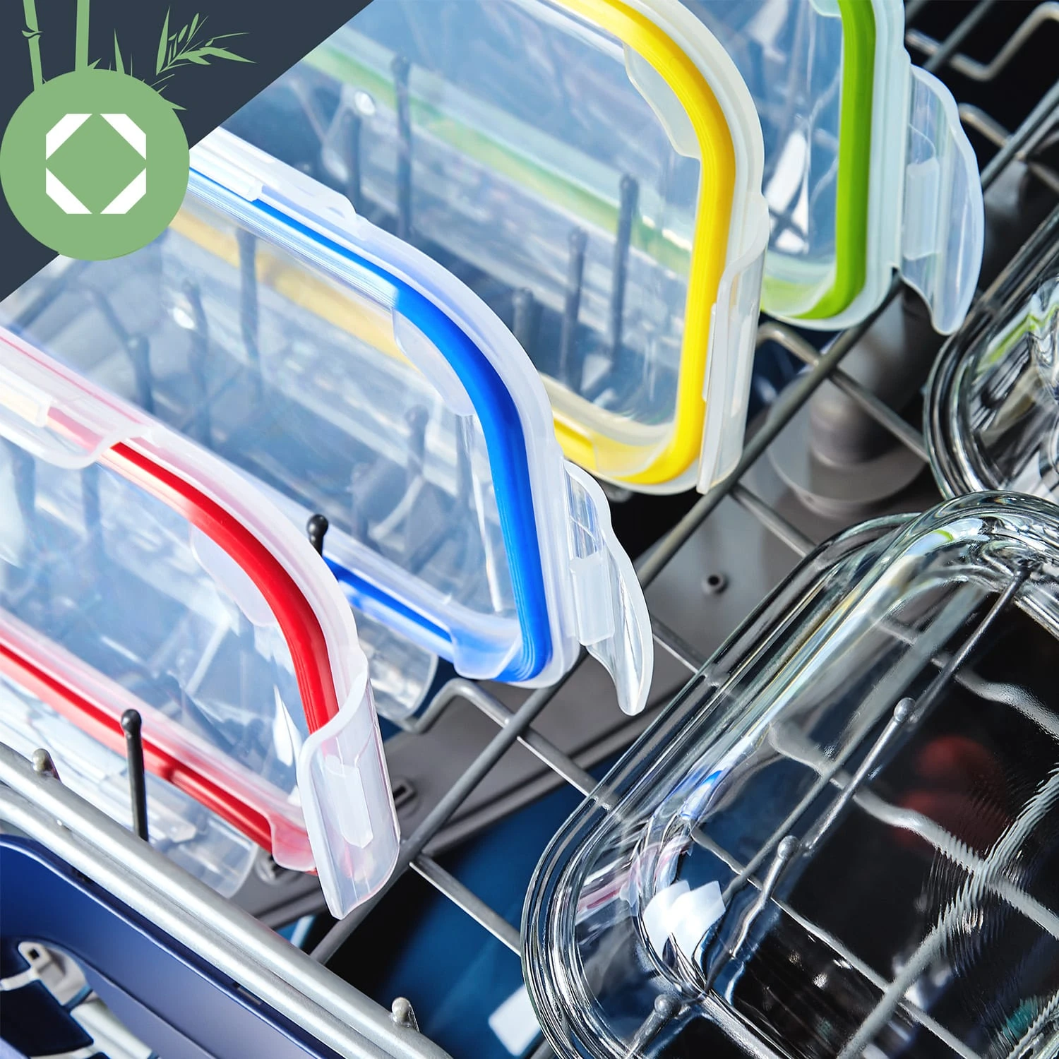 Lunchboxen Mit Unterteilung 4er-Set Je 1040 Ml 3 Fächer Auslaufsicher – Bild 6