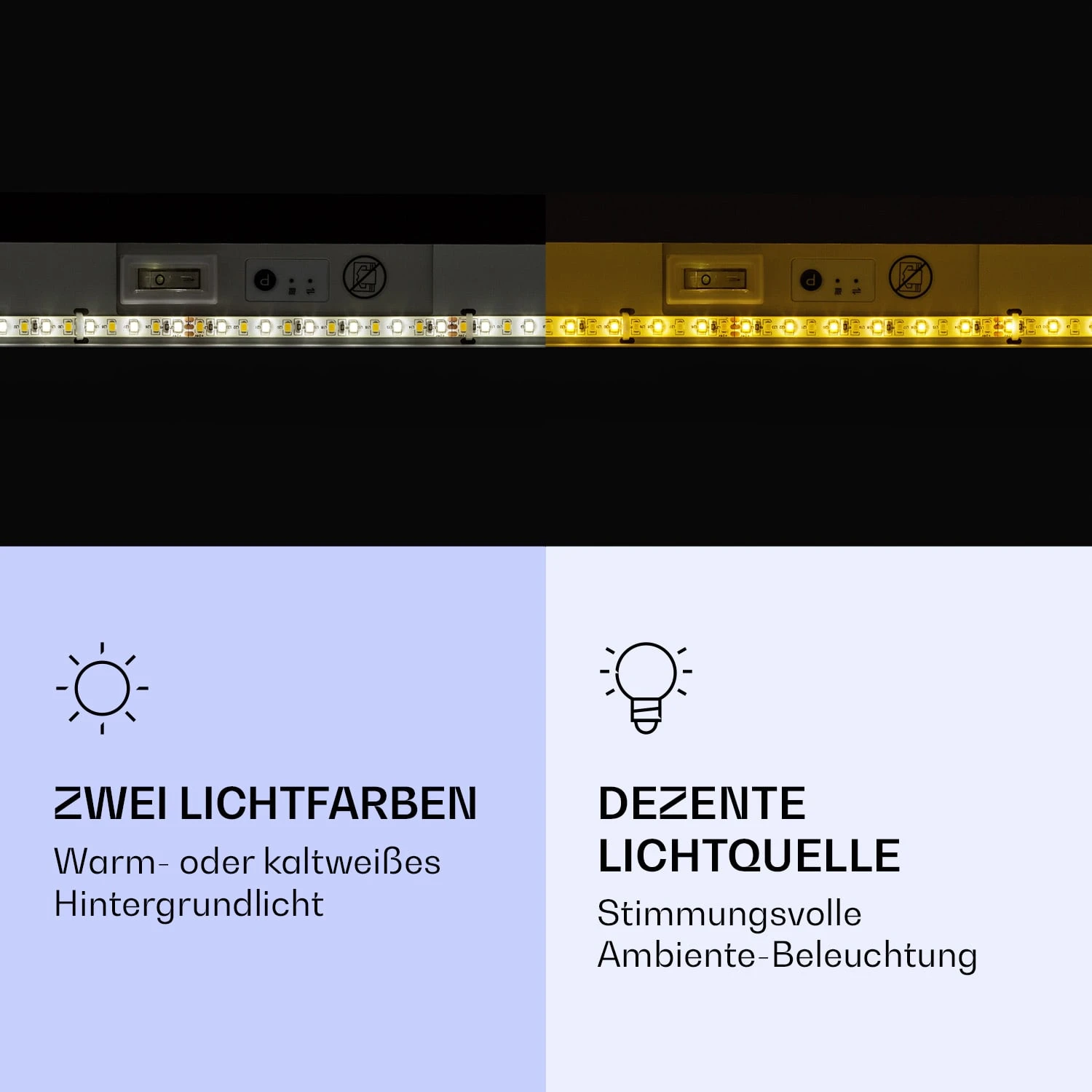 Wondersky Decken-Infrarotheizstrahler 2-er Set 350W 60x6,5x60 Cm IP44 – Bild 3