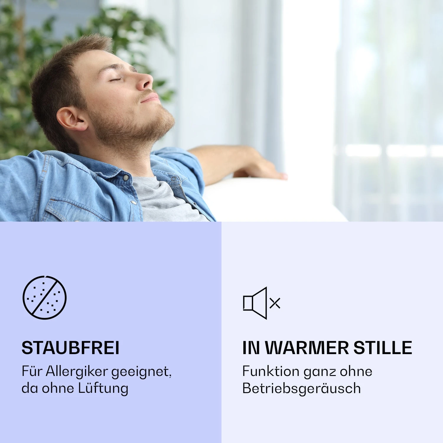 Wondersky Decken-Infrarotheizstrahler 2-er Set 350W 60x6,5x60 Cm IP44 – Bild 6