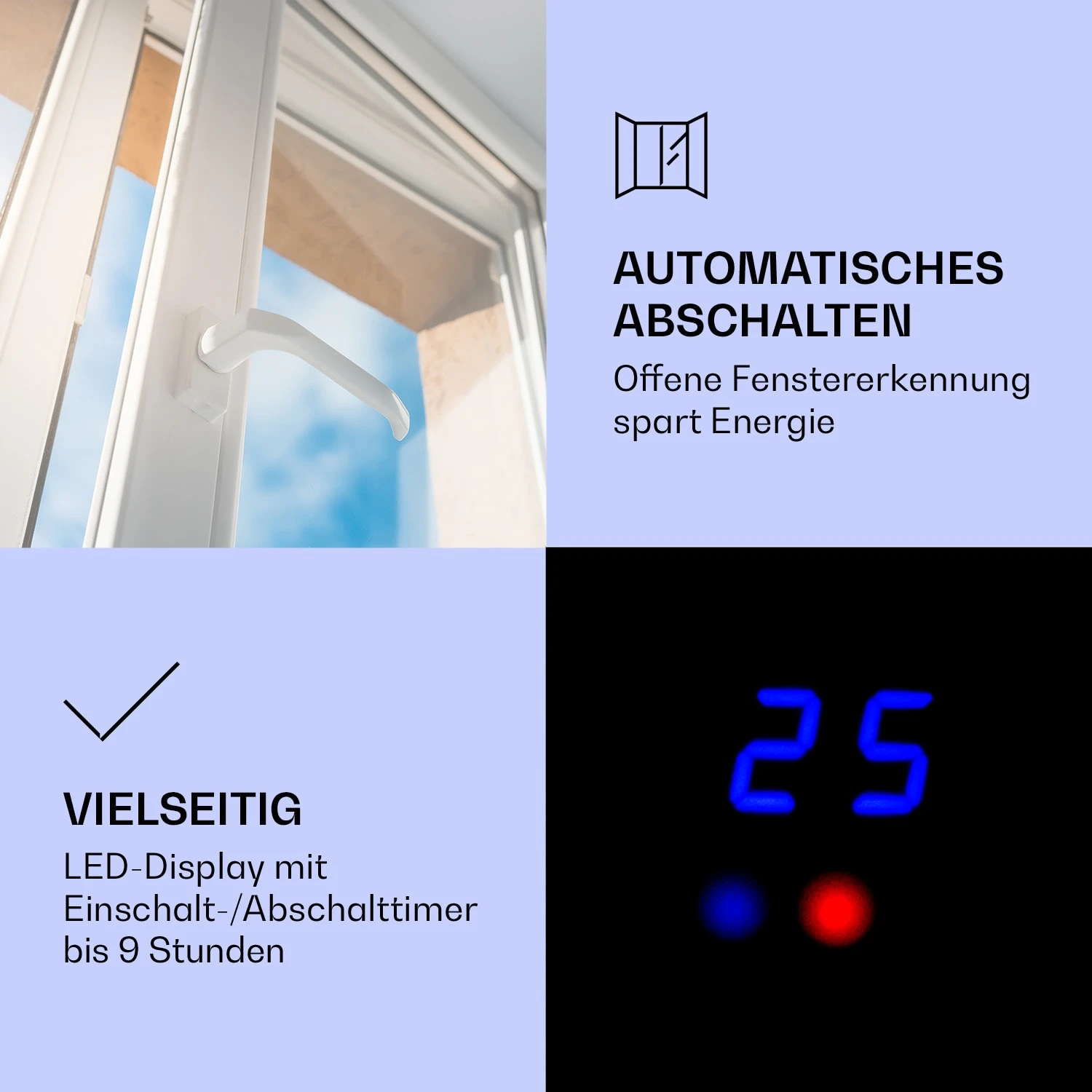 Studio Light & Fire 2 Smart Kamin 1000/2000W MDF WiFi-Steuerung – Bild 4