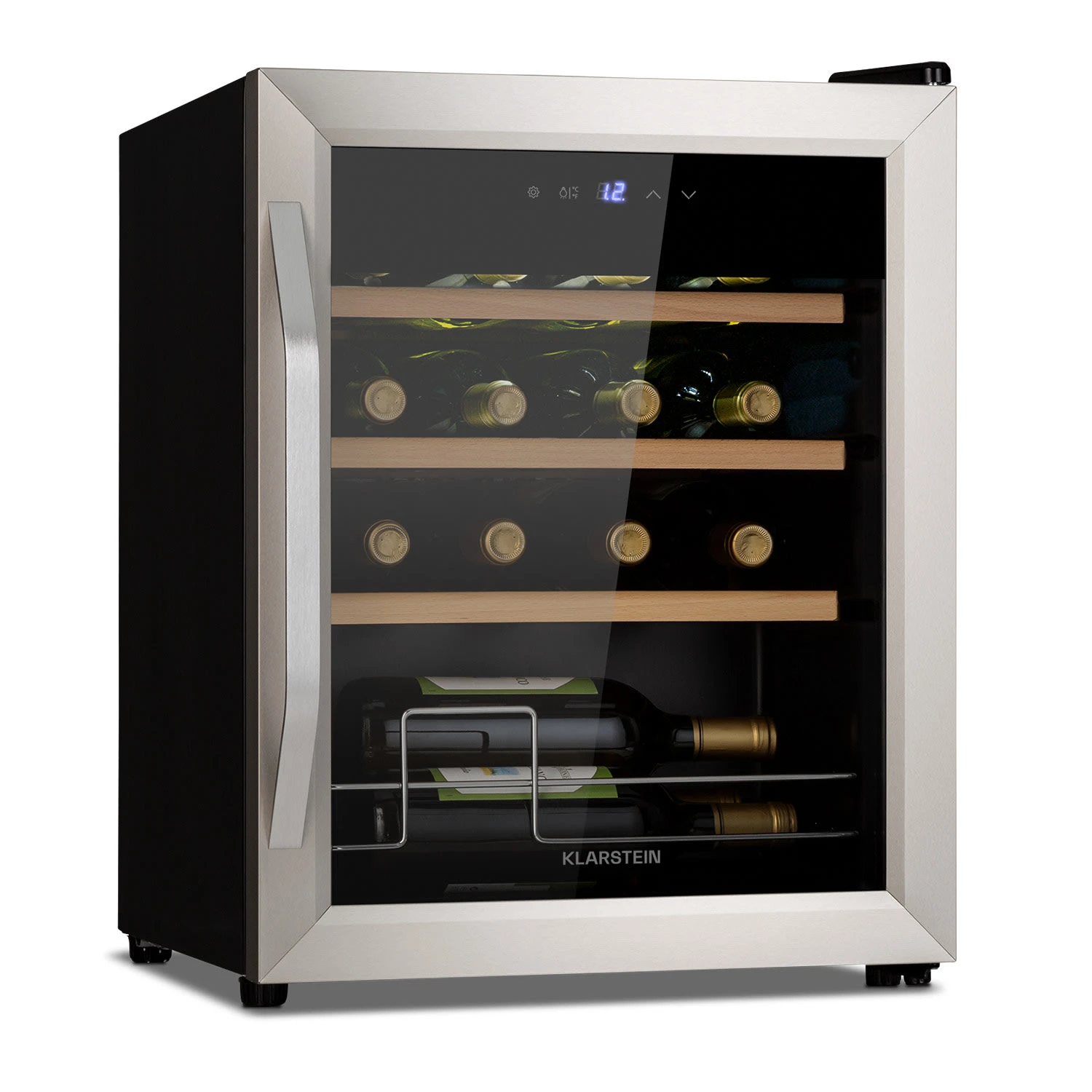 Vinamour 16 Uno Weinkühlschrank 16Fl./42l 5-18°C 41dB Glas