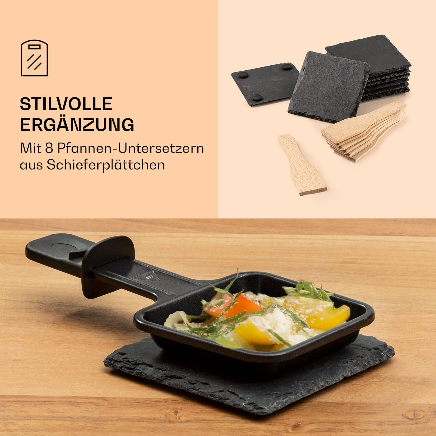 Steaklette Raclette Raclette-Grill Mit Zubehör Für 8 Personen – Bild 5