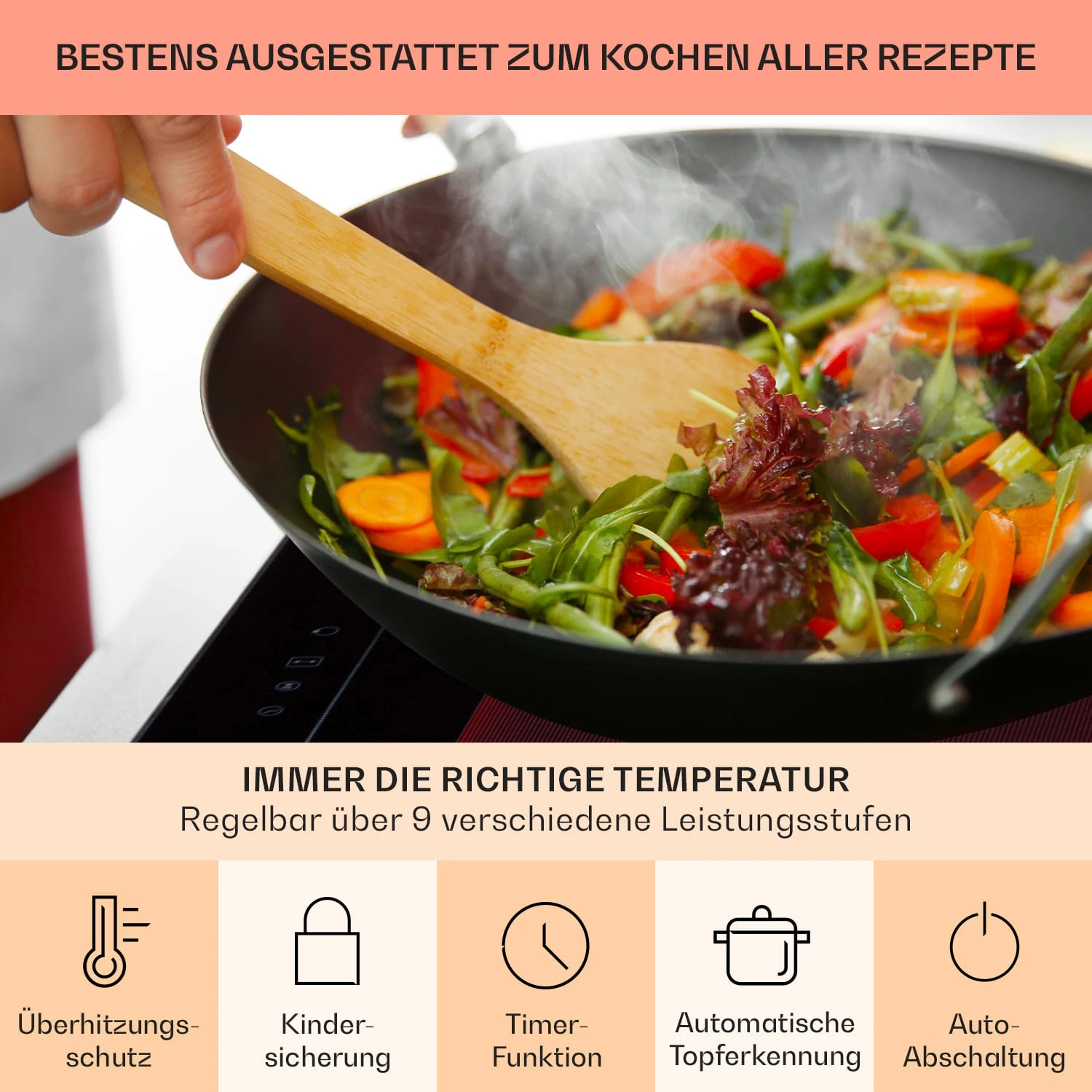 Full House 3.0 Down Air System Induktionsherd DownAir-Haube 655 M³/h – Bild 6