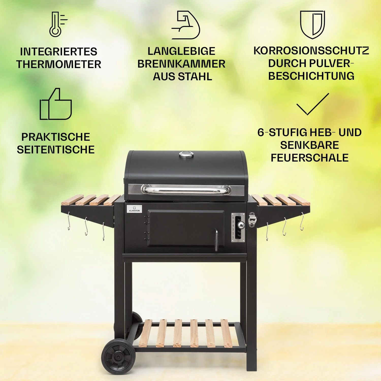 Aberdeen Single Holzkohlegrill – Bild 2