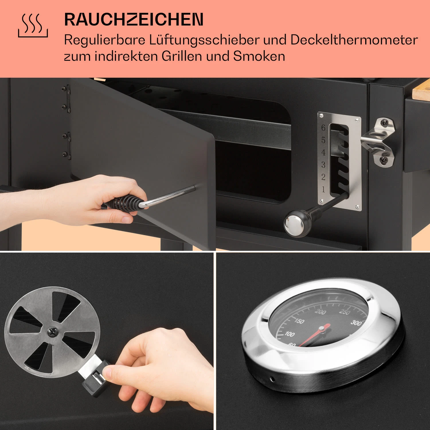 Aberdeen Single Holzkohlegrill – Bild 5