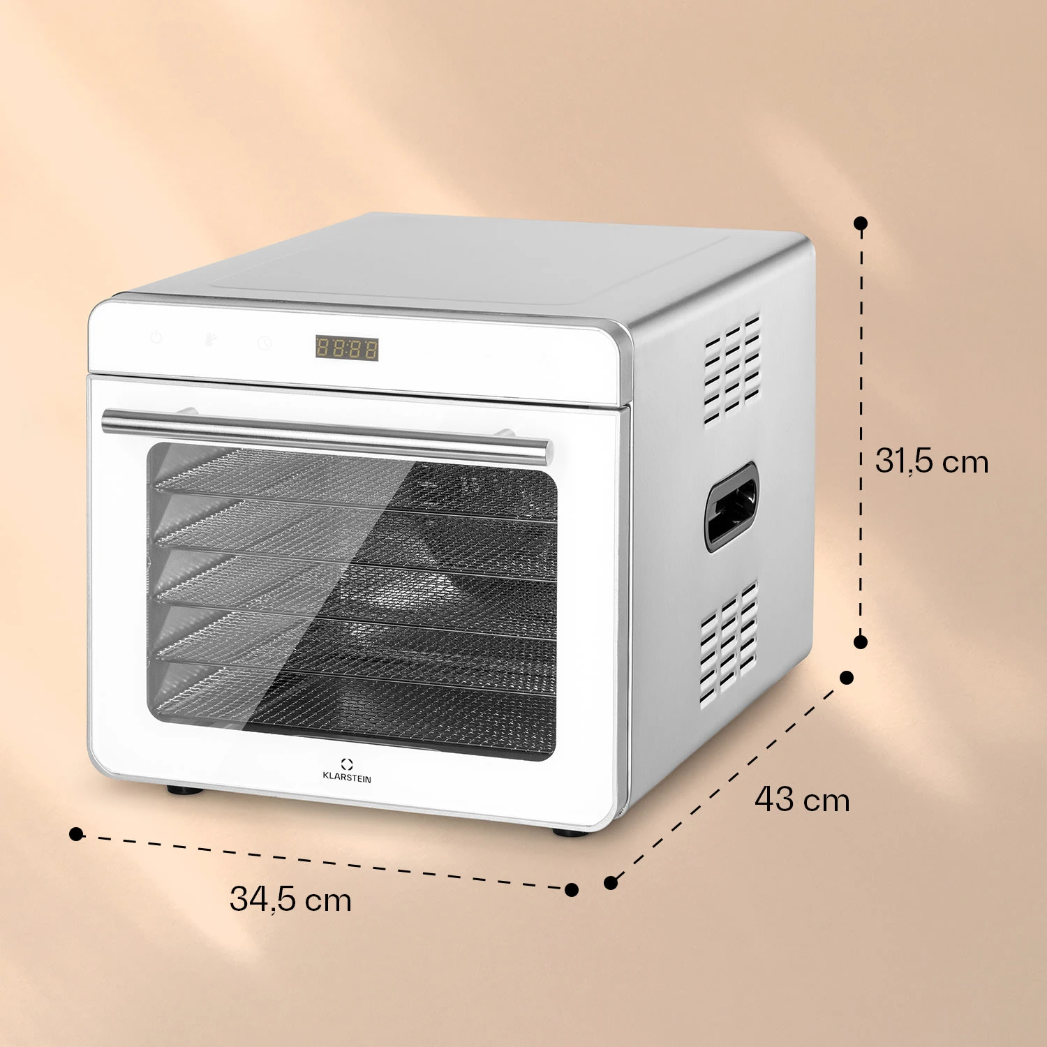 Shaftesbury Dörrautomat 700W Timer-Funktion 35-85°C Digitales Touch-Display – Bild 7