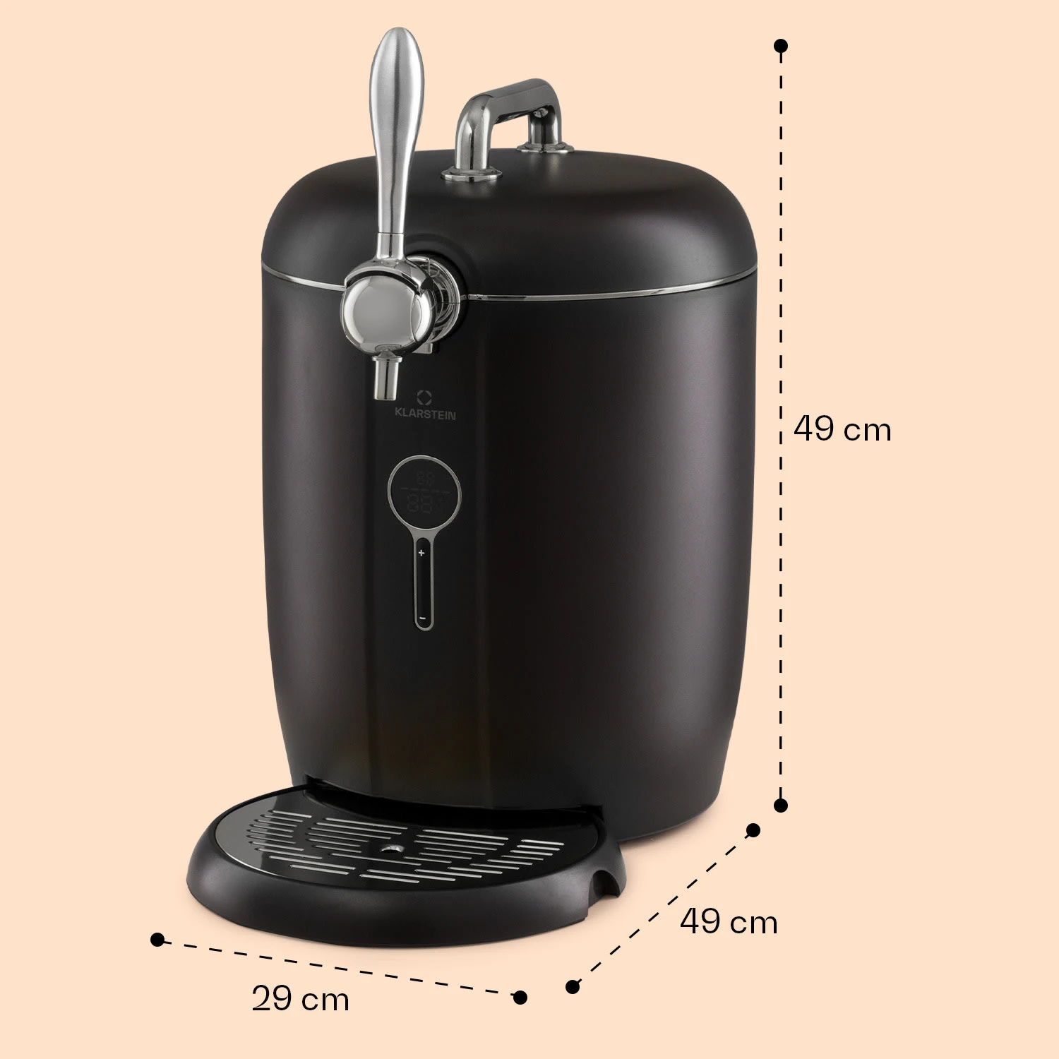 Passau Bierzapfanlage 6 L Universalfässer Druckluftpumpe 3 - 12 °C 65 W – Bild 8