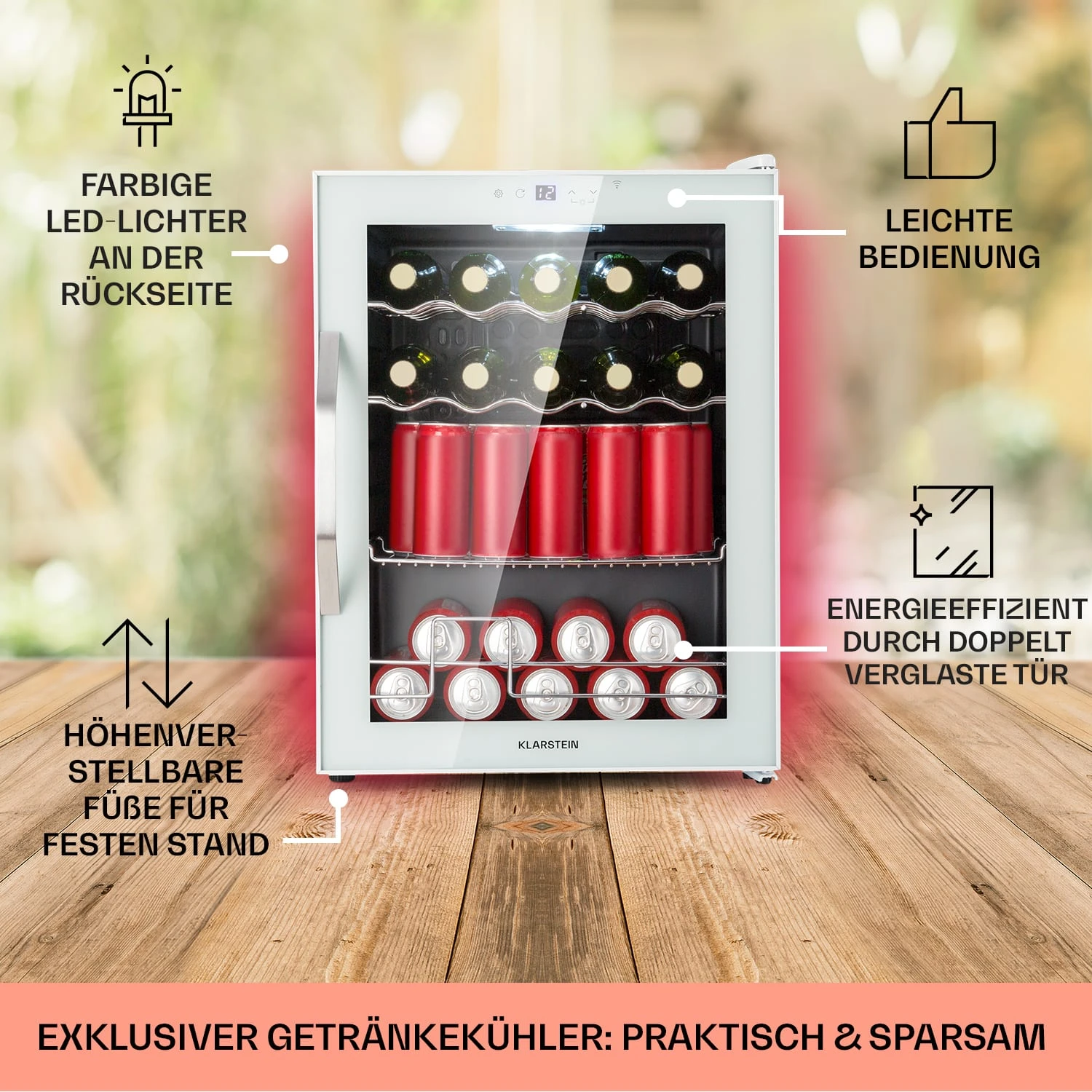 Coachella 60 Kühlschrank 60 Liter WiFi-Funktion Hintergrundbeleuchtung – Bild 5