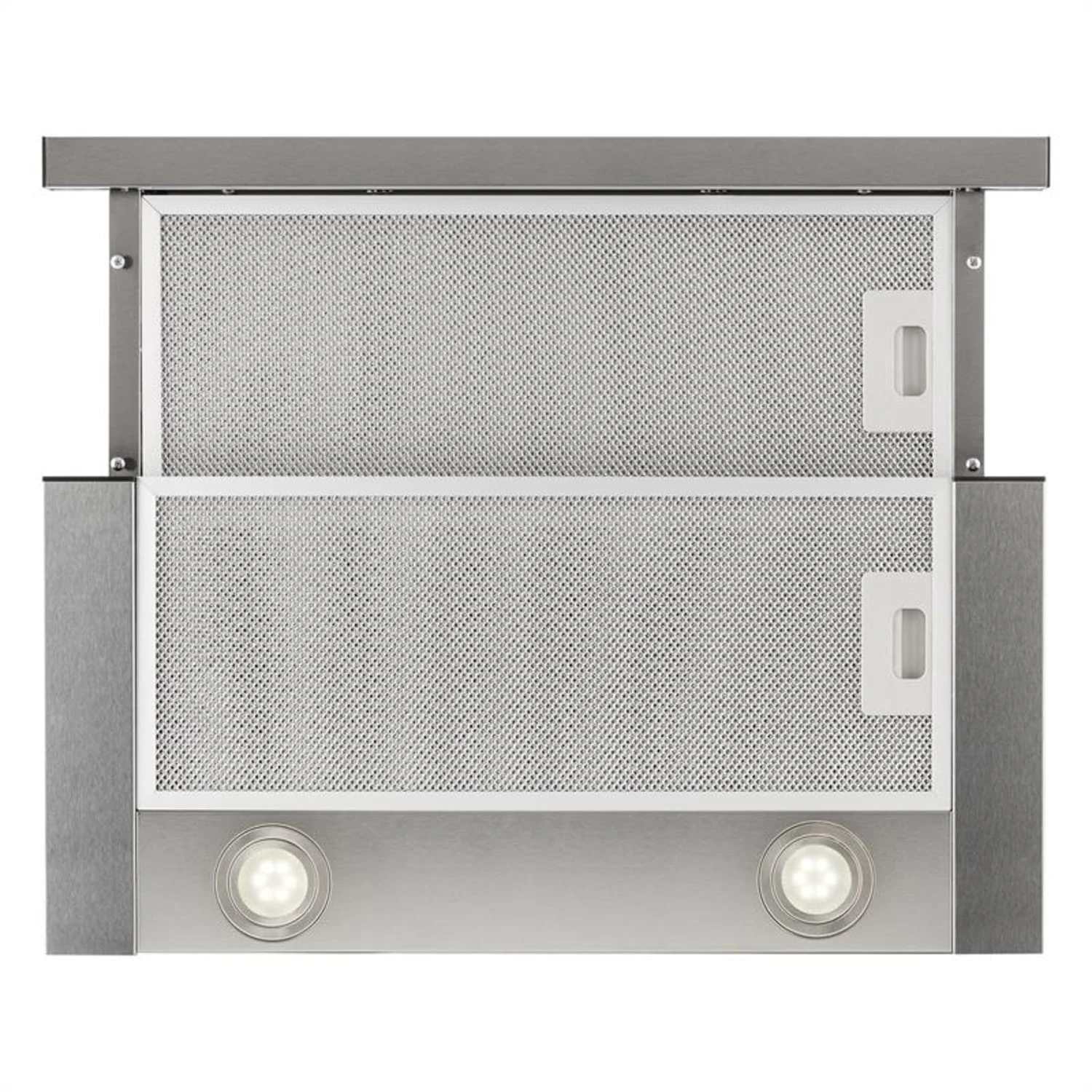 Vinea Dunstabzugshaube Umluftset 60cm 610m³/h Aktivkohlefilter Silber – Bild 5