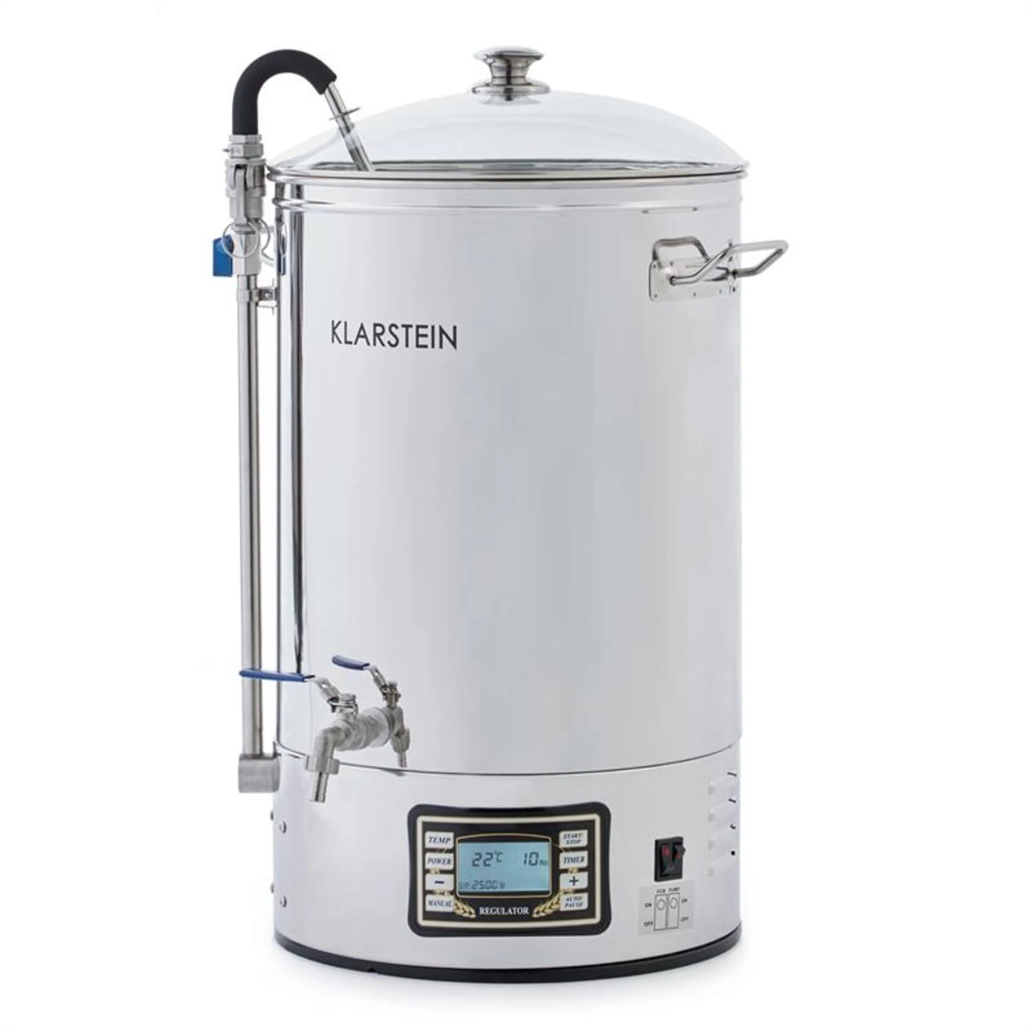 Mundschenk + Eintauchkühler Bierbrauanlage 2500W 30l 304 Edelstahl – Bild 2