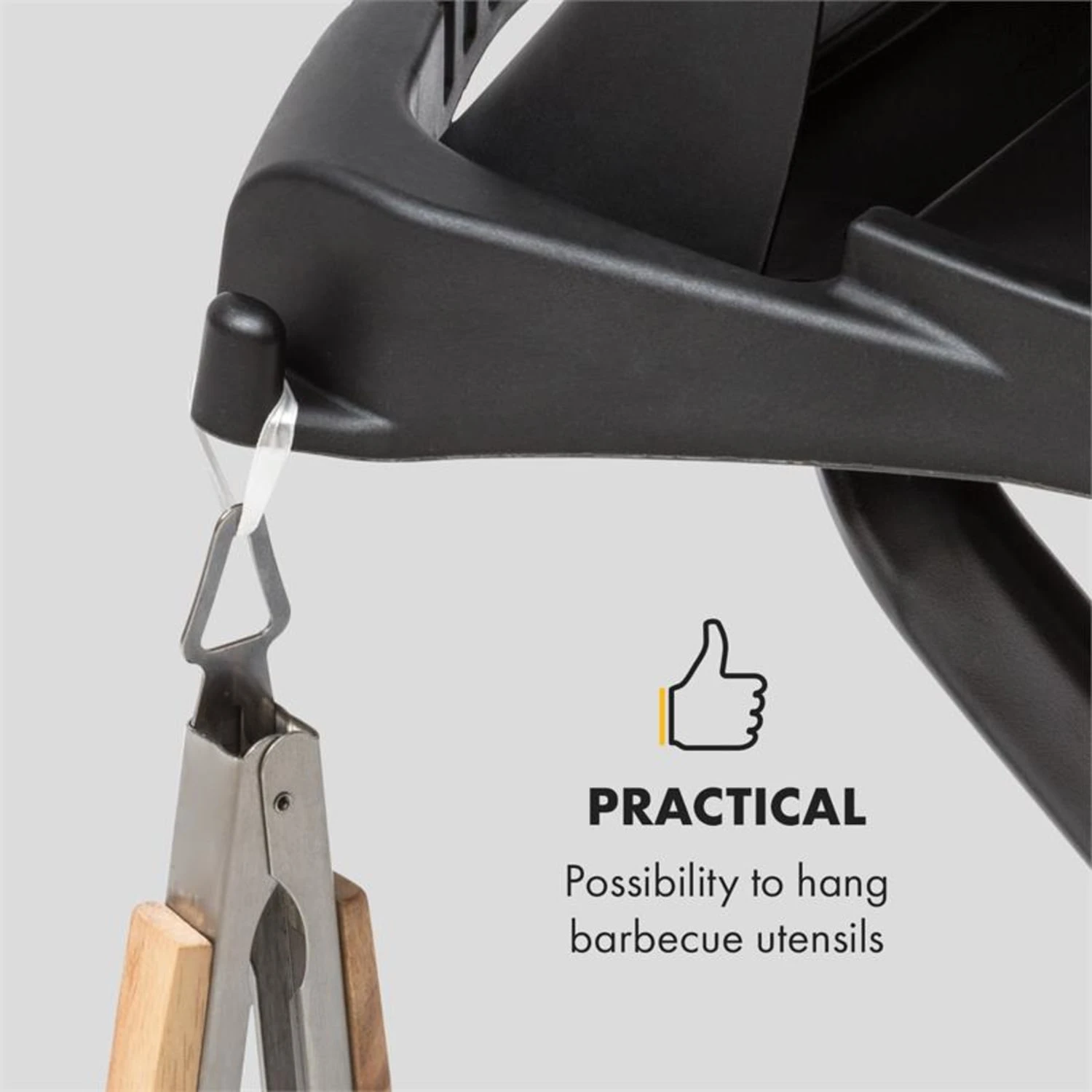 Parforce One Gasgrill 3,5kW 12000BTU SNJS Grilltisch Gasschlauch Grau – Bild 10