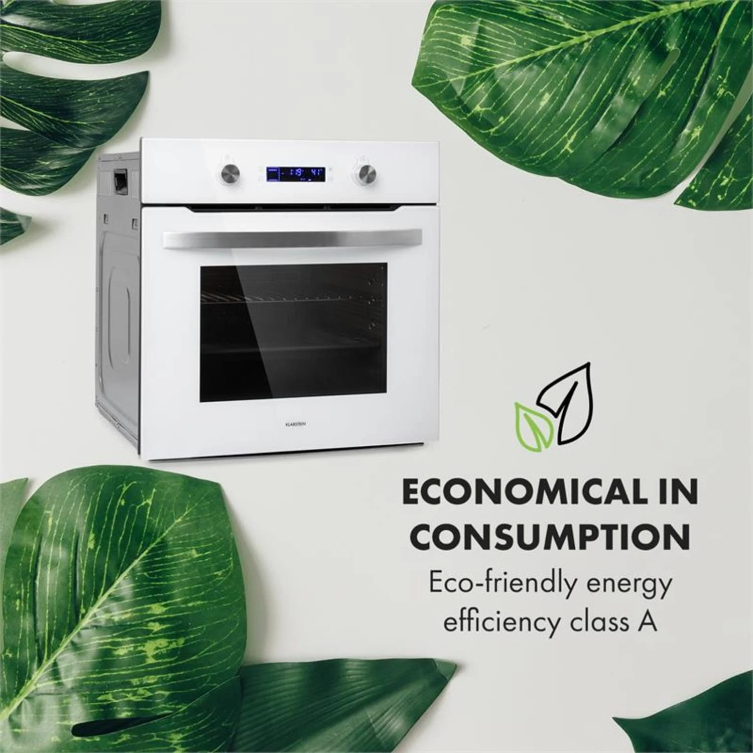 Gusteau Delicatessa Einbau-Ofen-Set Induktion 7000W 64Ltr Weiß Edelstahl – Bild 6