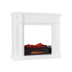 Lausanne Frame Kamingehäuse + Kamini FXL Kamineinsatz 2000W MDF Klassisches Design