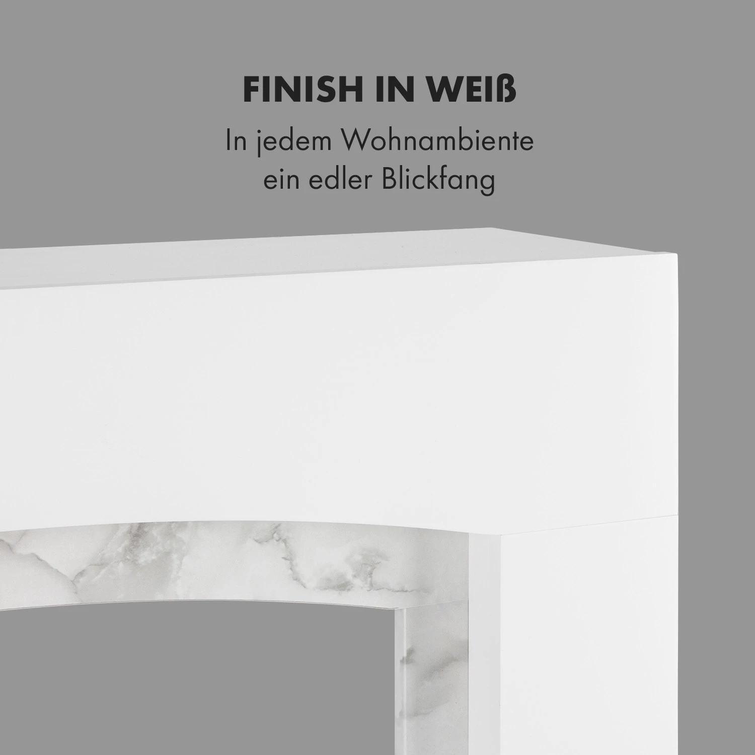 Studio Frame II Kamingehäuse + Kamini FX Kamineinsatz 2000W MDF Modernes Design – Bild 3